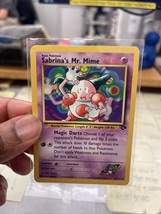 Pokémon TCG Sabrina&#39;s Mr. Mime Gym Challenge 59 Regular Unlimited Uncommon - £8.13 GBP