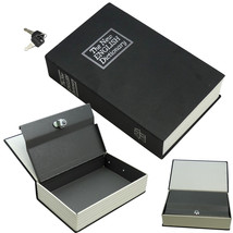 NEW Dictionary Book Safe 4 Cash Jewelry Keepsakes Secure Hiding Spot Bla... - £20.44 GBP