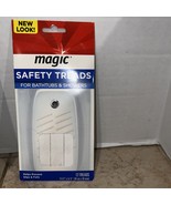 Magic 7-1/2 in. x 3/4 in. Safety Treads for Tubs and Showers (12-Pack) - $13.56 CAD