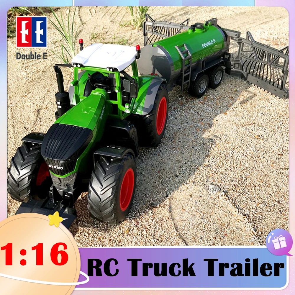 1:16 RC Farm Tractors Trailer 2.4G Radio Controlled Cars Farming Simulator Car - £47.53 GBP+