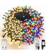 105FT 300 LED Christmas String Lights Outdoor Indoor Christmas Tree - £40.70 GBP