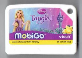 Vtech Mobigo Disney Tangled Game Cartridge Rare VHTF Educational - $9.85