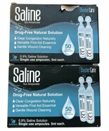 2xShusher Care Saline Solution Sterile - 50 Ampoules Box - 100 Total - $731.62 MXN