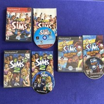 The Sims PS2 Game Lot - 1, 2, Bustin’ Out - Playstation 2 Compete + Tested - £26.16 GBP