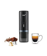 CERA+ Portable Espresso Maker,Self-Heating Electric Mini Coffee Black  - $1,482.35 MXN