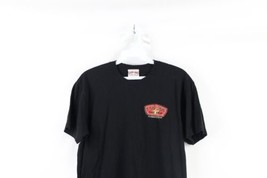 Vintage Ron Jon Surf Shop Mens Small Faded Spell Out Double Sided T-Shirt Black - £23.33 GBP