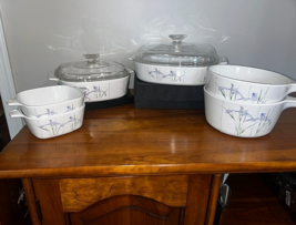 Vintage Corning Ware SHADOW IRIS Selection - Sold by the Piece - Nice Co... - $11.09+
