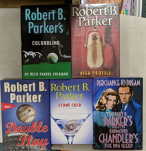Robert B Parker Hardcover Lot Colorblind High Profile Stone Cold Double Play x5 - £19.34 GBP