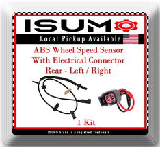ABS Wheel Speed Sensor With Connector Rear L/R Fits Buick Chevrolet GMC Saturn - £15.68 GBP