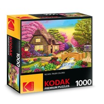 Kodak ~ 1000 Piece Puzzle ~ #8700 ~ 19.25 in x 26.625 in ~ DREAM COTTAGE... - $25.00