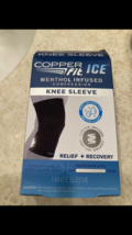 Copper Fit Ice Menthol Infused Knee Sleeve Compression Size L/XL - $34.99