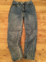 Vintage 80s Limited Express High Rise Mom Jeans Stone Wash Junior Women 13 27x27 - £39.16 GBP