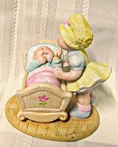 Cabbage Patch Doll Porcelain Special Thoughts Figurine by Xavier Roberts 1984 - $9.95