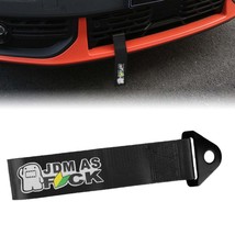 Brand New Jdm As Fck High Strength Black Tow Towing Strap Hook For Front... - $15.00