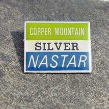 Copper Mountain Silver Nastar Mountain Resorts Ski Souvenir Lapel Pin Colorado - £8.64 GBP