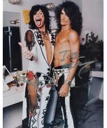 JOE PERRY &amp; STEVEN TYLER SIGNED PHOTO X2 - Aerosmith w/COA  - £229.02 GBP