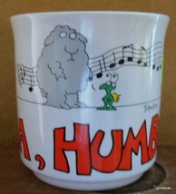 Vintage Recycled Paper Ceramic Christmas Mug &quot;Baa Humbug&quot;  3.5&quot; Sandra Boynton - £14.21 GBP