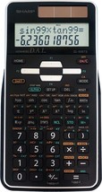 Sharp El-506Tsbbw 12-Digit Engineering/Scientific Calculator, Black, With - $35.98