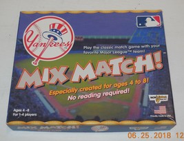 Mix Match Major League Team match game New York Yankees Edition 100% complete - $23.79