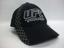 UFC Ultimate Fighting Championship Hat Damaged Black One Size Baseball Cap - £15.71 GBP
