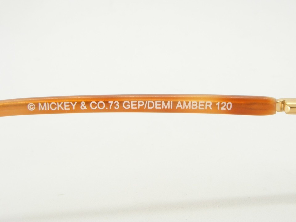 NEW Mickey & Co. 73 Marchon Disney GEP /DEMI AMBER EYEGLASSES FRAME 44-17-120mm Item image 8