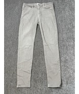 Hudson Jeans Womens 29 The Nico Mid-Rise Super Skinny Ankle Gray Stretch... - $19.79