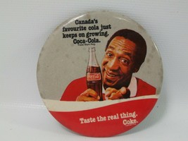 Bill Cosby Coke Coca Cola Canada&#39;S Favourite 3&quot; Vintage Pinback Pin Button - £11.98 GBP