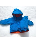 Columbia Jacket and Snow Pants Set Size 12 Months Reversible Blue/grey/o... - $64.35