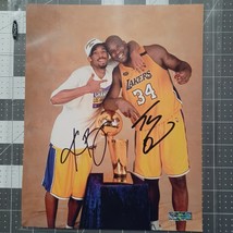 Kobe &amp; Shaq signed Los Angeles LA Lakers photo 8X10 poster picture autog... - £281.43 GBP