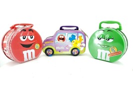 M&M Character tin Lot of 3 by Mars Inc. 2002 - £37.25 GBP