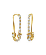 Diamond Safety Pin Earrings - $2,400.00