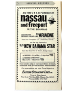 1972 Eastern Steamship Cruise Line Advertisement New Bahama Star Vintage... - $368.75 MXN