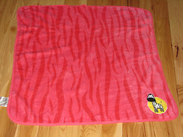Regent Baby Products Girl Hot Pink Fuchsia Zebra Stripe Plush Fleece Blanket - £28.39 GBP