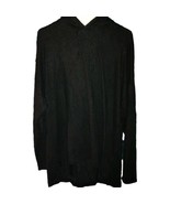 Max &amp; Mia Womens XXL HOODIE Black Rayon Long Sleeve Pullover Sweater Shi... - $25.69 CAD