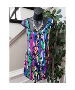 Cato Established 1946 Romper Women&#39;s Medium Multi Striped Sleeveless Sco... - $38.78 CAD