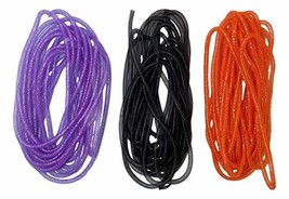 Deco Mesh Tubing (3 Packs, Purple, Black, Orange) - £7.43 GBP