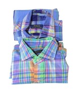 Polo Ralph Lauren Colorful Plaid Shirt Mens Size Small S Button Up Rainb... - £43.07 GBP