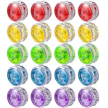 60 Pieces Light Up Yo Yo Ball Bulk, Led Responsive Ball Colorful Plastic Respons - £47.11 GBP