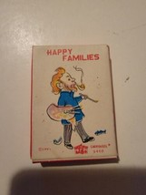 Happy Families- Vintage-British Mini Card game- 1950s complete! Vtg - $27.92