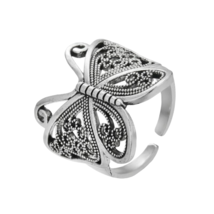 925 Silver Butterfly Open Ring - New - £11.98 GBP