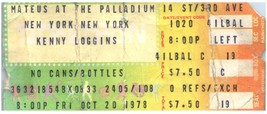 Vintage Kenny Loggins Ticket Stub Octobre 20 1978 Palladium New York Ny - £41.95 GBP