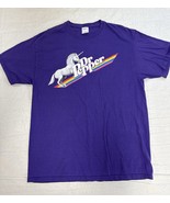 Vintage Dr Pepper T Shirt Unisex Lrg Purple Rainbow Unicorn EUC - $637.21 MXN