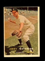 1957 TOPPS #192 JERRY COLEMAN VGEX YANKEES *NY7766 - $5.39