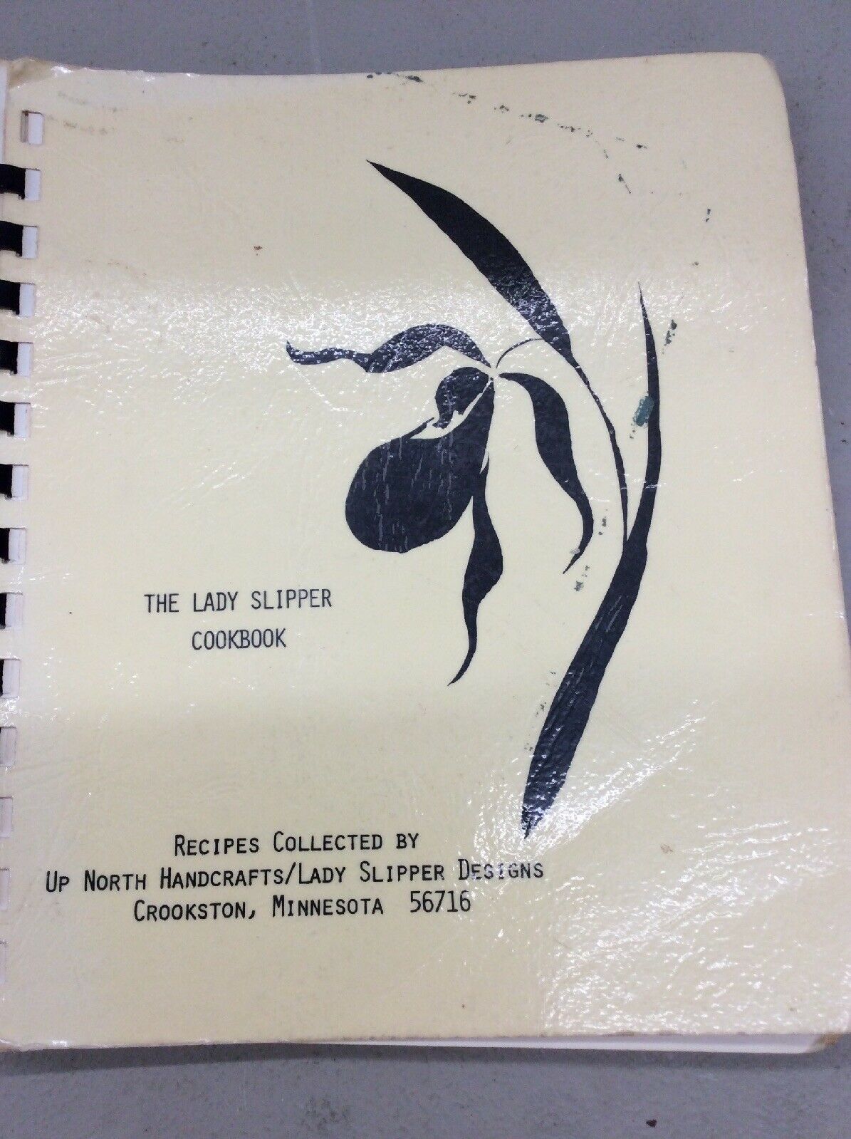 Primary image for Vintage Cookbook Spiral Bound Recipes Lady Slipper Crookston MN 1979 Cooking