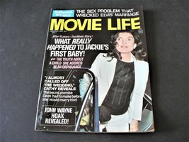 Movie Life- John Wayne, Jackie Kennedy, Elvis Presley- December 1972,  Magazine. - £20.59 GBP