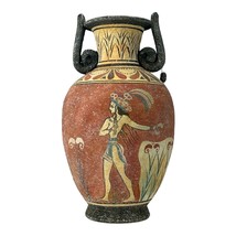 Prince of Lilies Minoan fresco painting Knossos Vase Ancient Greek Potte... - £57.18 GBP