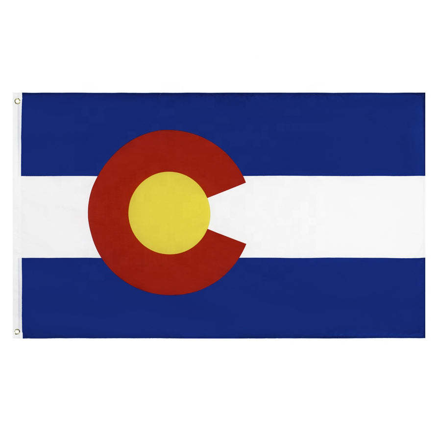 3x5FT Flag Colorado CO Denver Aspen State Carson Polyester USA Seller Fast Ship - $12.99