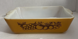 PYREX Rectangle Dish 0503 1.5 Qt. Old Orchard No Lid Ovenware - $14.95