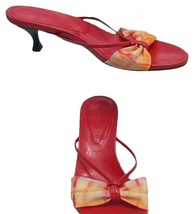 Donald Pliner Couture Mesh Elastic Leather Shoe New 9.5 Tie Dye Strappy $225 NIB - £79.64 GBP