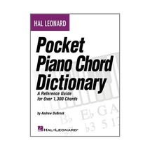 Hal Leonard Pocket Piano Chord Dictionary: A Reference Guide for over 1,300 Chor - $8.00